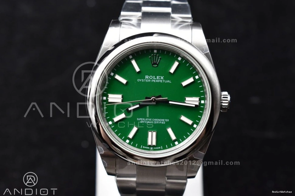 Best 942 Dial Edition 41mm Oyster 904L Perpetual Green A Steel 124300 1:1 DIWF Attractive 1102